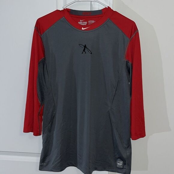 Swingman Ken Griffey Nike Baseball PROCombat Warm up Batting Jersey Shirt L Fit - Picture 1 of 6